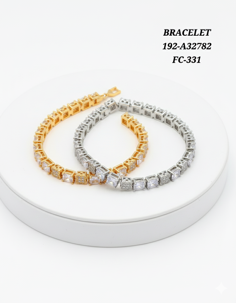 Lawina Collection Green Stone Bracelet – Luxury Gold & Silver Plated Fashion Jewelry for Women - Image 4