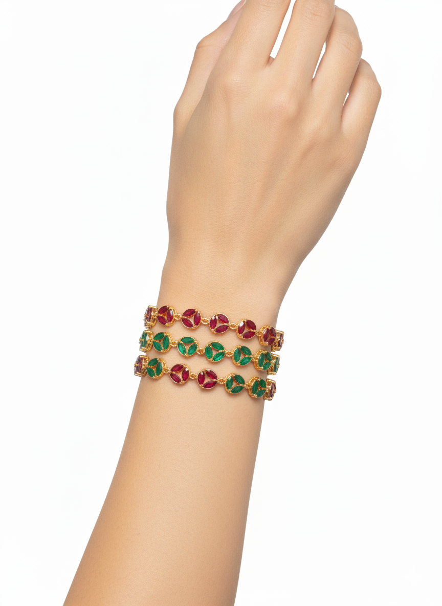 Gold Plated Alloy Bracelet for Women | Elegant Fashion Jewelry Online UAE | Stylish Bangles & Bracelets