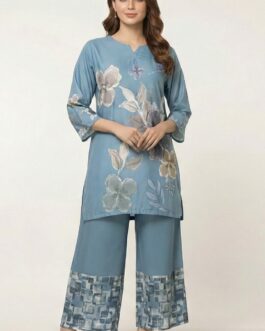 Printed Coord – 2 Pc Set | Pakistani Designer Women Dress | Stitched & Ready to Wear